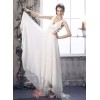 Amira - Asymmertical V Neck Wedding Gown